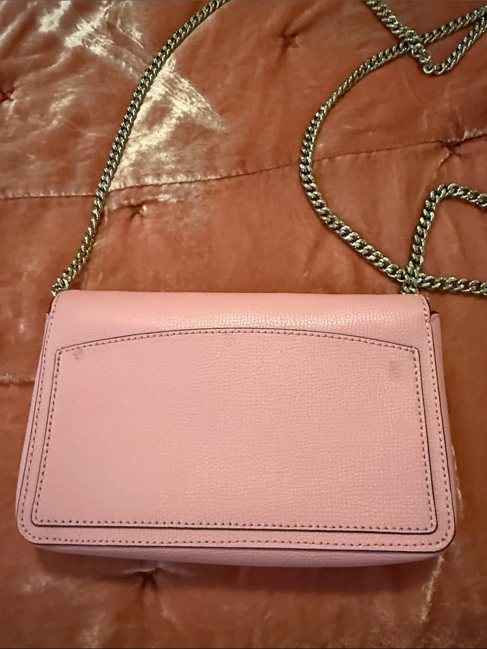 kate spade Pink Crossbody with Chain Strap